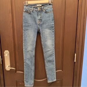 CHICJOC Light Wash Skinny Stretch Jeans Women's Size 36
